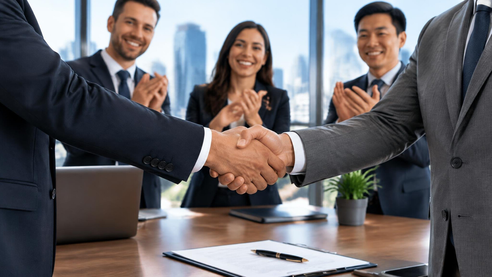 successful business deal